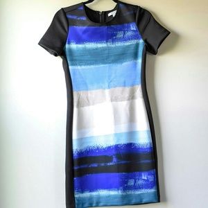 Watercolor/Color block Mini Dress